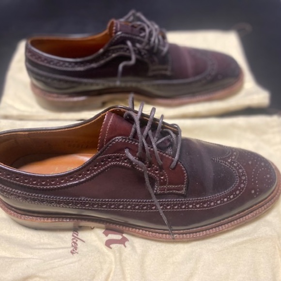 Long Wing Blucher Color 8 Shell Cordovan 975 - Picture 6 of 12
